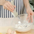 thumbnail image 5 of OEFNTAC Cordless Rechargeable Electric Handheld Whisk Compact Mini Portable Mixer 5-Speed Stainless Steel Beater Home Baking Cake Cream Egg Milk Frother DIY Kitchen Appliance Easy Clean, 5 of 5