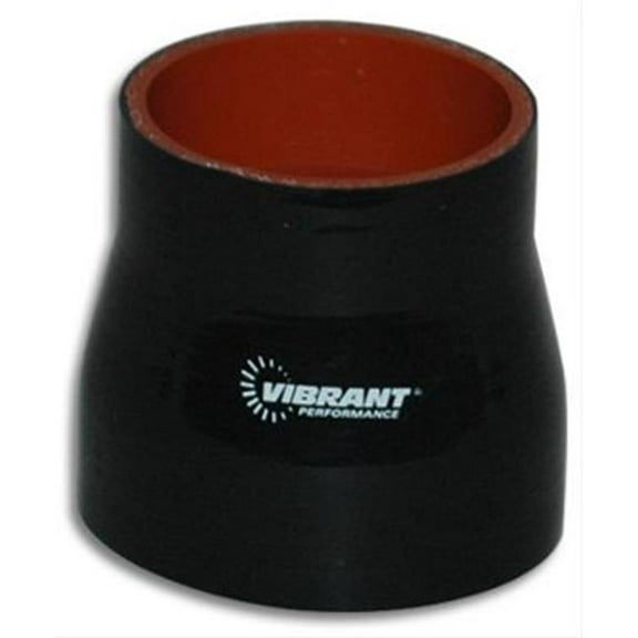 VIBRANT 2779 4 Ply Reinforced Silicone Sleeve Connector, Black