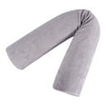 thumbnail image 4 of unbranded  Cervical Pillow Memory Cotton Neck Support Travel Back Grey, 4 of 8