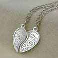 thumbnail image 6 of UDIYO 2 Pcs/Set Hot Mother Daughter Heart Pendant Matching Necklace Xmas Gift Jewelry, 6 of 6