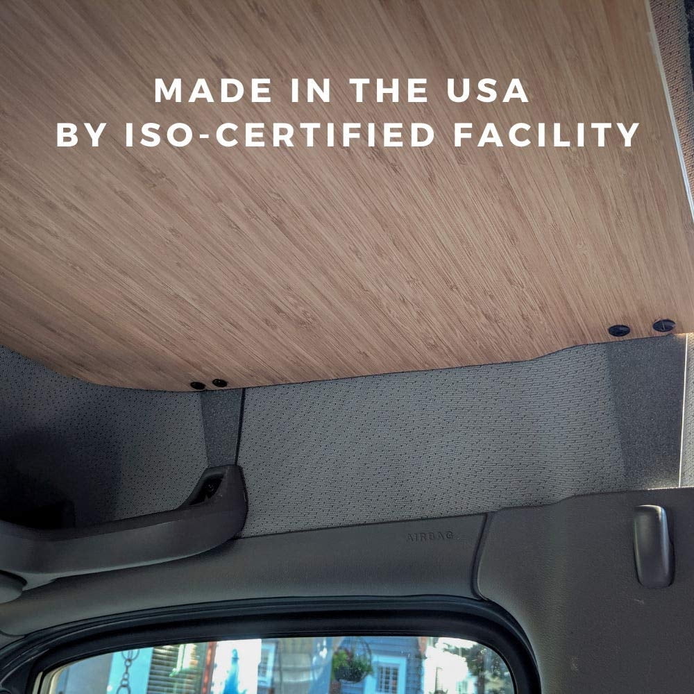 Black DIY Sprinter Van Headliner Shelf Kit For Mercedes Sprinter High