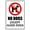 Warning Sign 4, variant on No Dogs Peeing Sign - 8"x12" Aluminum UV Printed Metal Sign, 4 Pre-Drilled Holes for Outdoor Indoor Home Yard Garden Pet Area