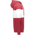 thumbnail image 4 of Holloway Sportswear XS All-American Hoodie Scarlet Heather/White 229563, 4 of 5