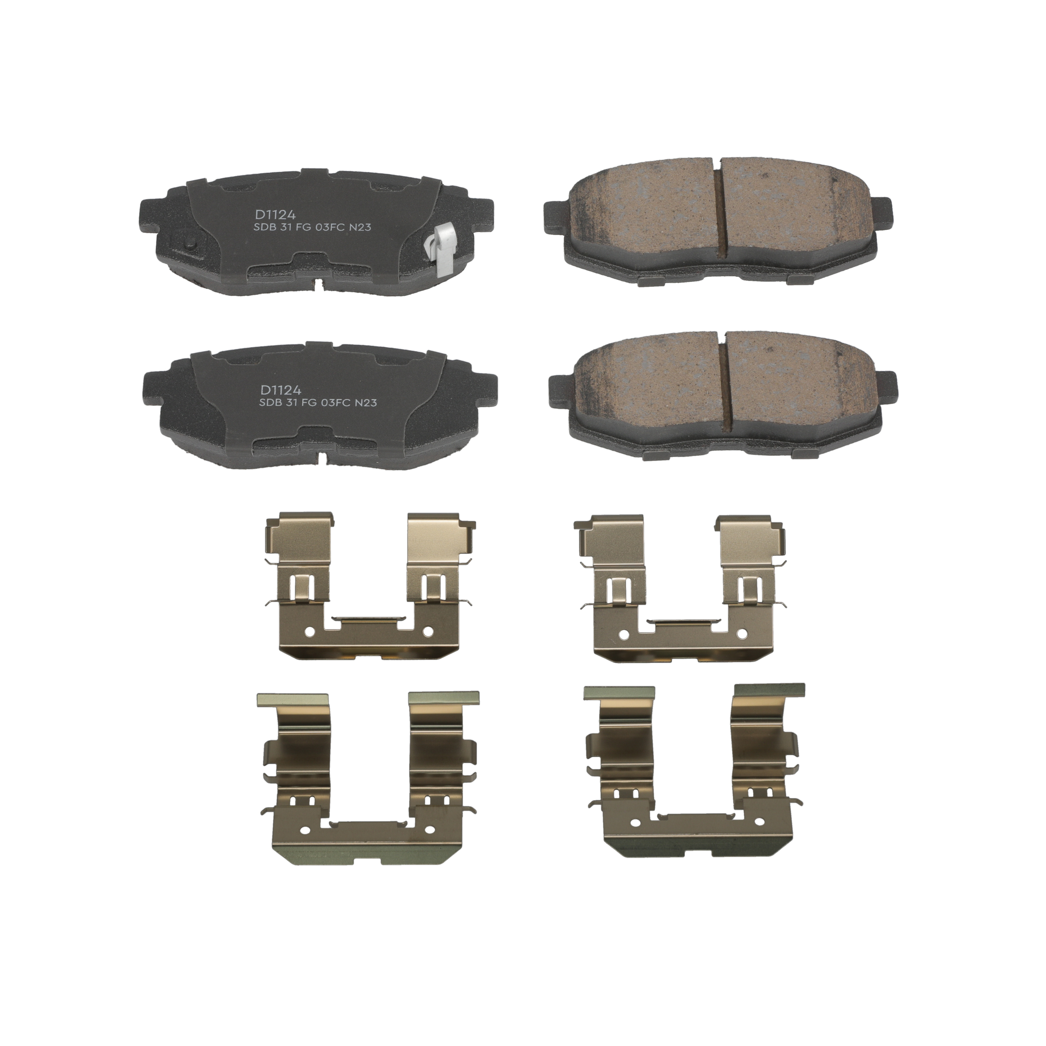 Winstop Brake Pad Set, Rear WS.1124.0.C, Subaru Forester 2018-2014