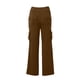 thumbnail image 5 of Pantalones cargo con forro polar para mujer, 6 bolsillos, resistentes al agua, para senderismo en invierno Leggings acampanados: 2 longitudes, calidez de -1 °C a 15 °C, acabado DWR, 5 of 5