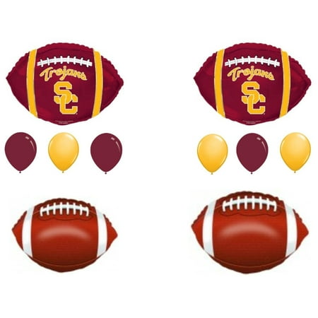 Southern CA Trojans Football Game Day Birthday party balloons Decorations