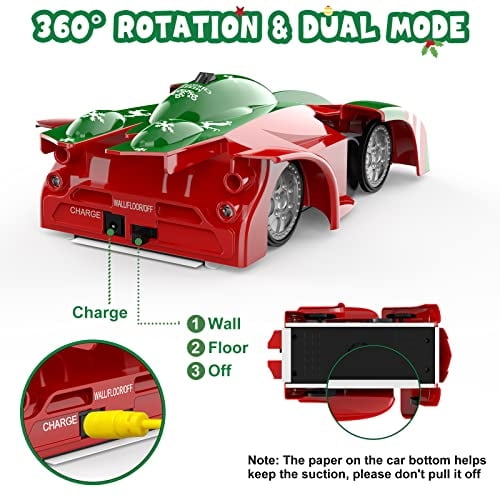 Wall Climbing Remote Control Car, EpoChair Control Remoto Coche Que Sube Paredes, Recarga EpochAir EpochAir