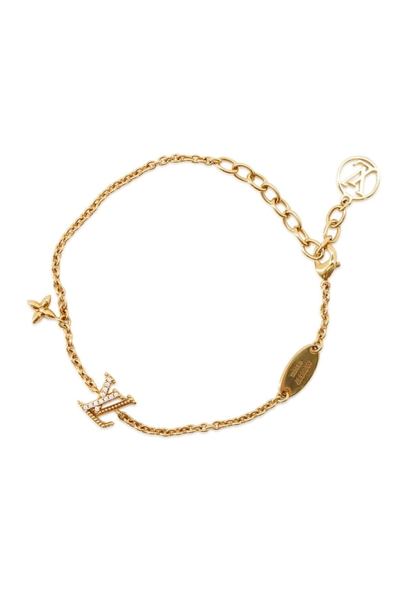Pre-Owned Louis Vuitton Bracelet LV Iconic Rhinestone M00587 LOUIS VUITTON Monogram for Women