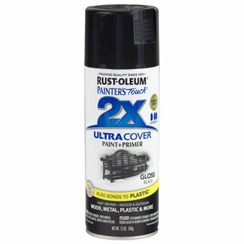 RustOleum 249122 Painters Touch 2X Ultra 12Oz Gloss Black Walmart