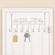 thumbnail image 5 of XWSHYW Contenedores de Almacenamiento Ganchos Detrás de La Puerta Estantes para Colgar En La Puerta Perchas Tipo Puerta Trasera No Necesitan Agujero Dormitorio Detrás Del Gancho Almacenamiento de Rop, 5 of 6