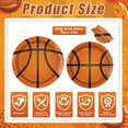 thumbnail image 4 of Basketball Party Supplies Basketball Plates Cups Napkins Basketball Birthday Decorations with Banner Tablecloth - for Sports Party Favors Serve 20 Design3, 4 of 7