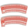thumbnail image 1 of Beistle 100 Piece Peanut Bags, 4" x 9Â½" x 2", Red/White, 1 of 8