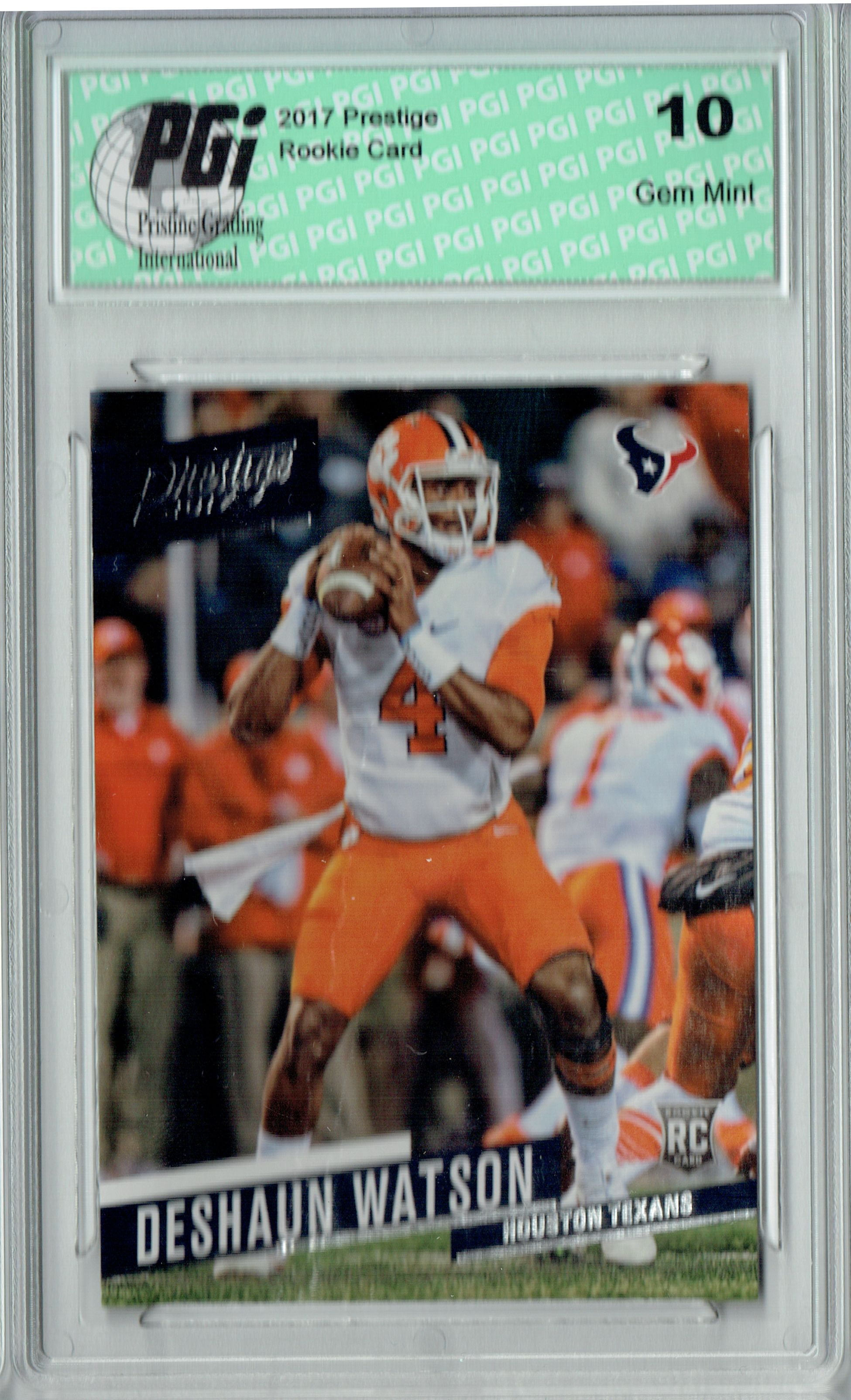 Deshaun Watson 2017 Prestige 213 Rookie Card PGI 10