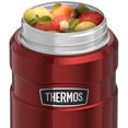 thumbnail image 3 of Thermos Stainless King Vacuum-insulated Food Jar, 24 oz, Cranberry Red, 3 of 5