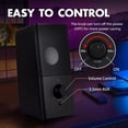 thumbnail image 2 of Altavoces para ordenador Bingxue H21 Classic con alimentación USB negra, 2 of 9
