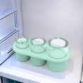 thumbnail image 3 of Molde para hacer cubitos de hielo con tapa, mini bandeja para cubitos de hielo para tazas de 30 a 40 onzas (verde), 3 of 7