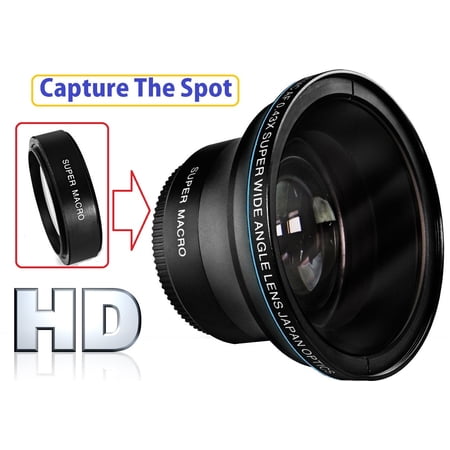 Professional Hi Def MK III Fisheye Lens for Canon XF100 XA10 XA35 XA30 XF200 XF205 XA20 XF105