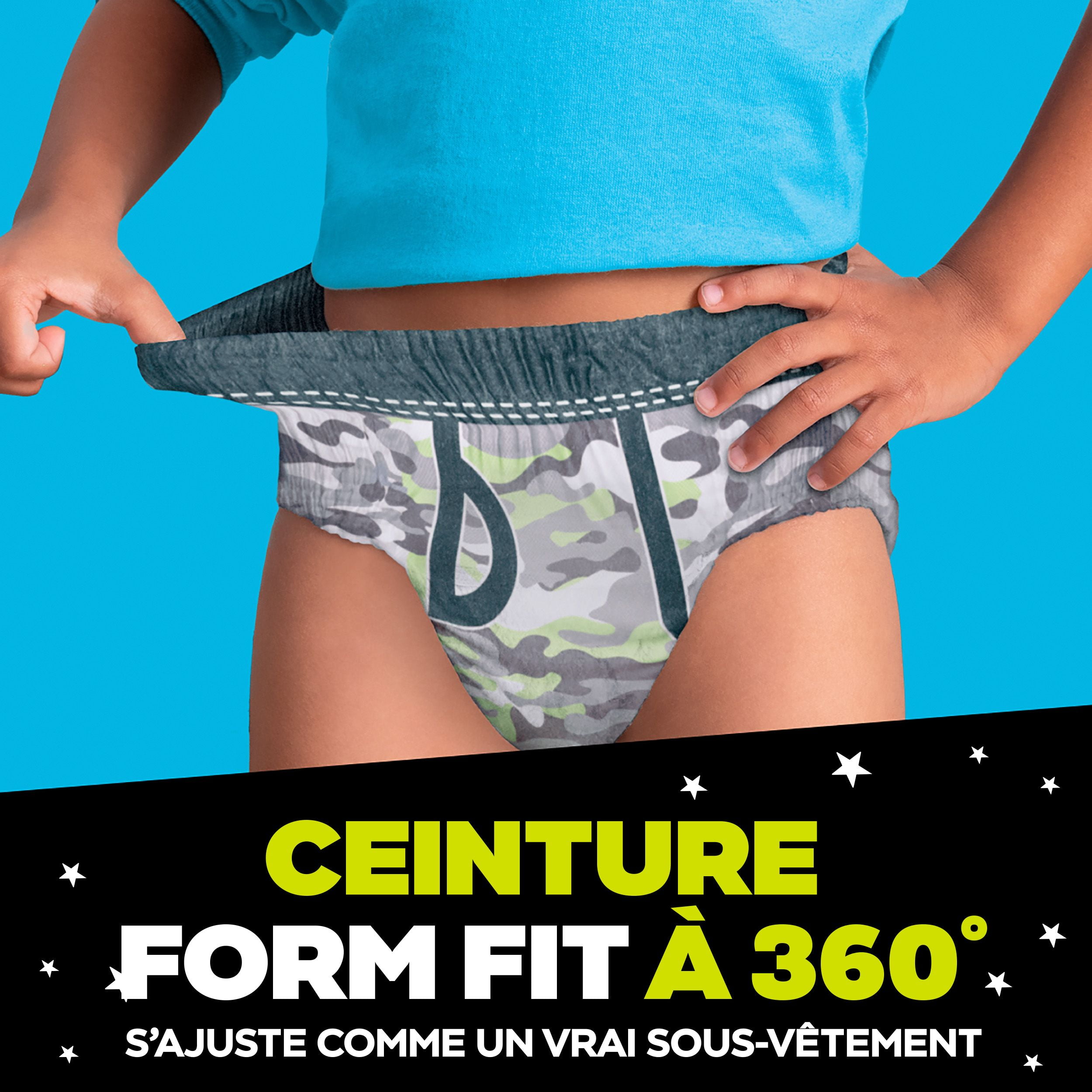 Ninjamas Boys Bedwetting Nighttime Underwear, Size L (64-95+ lbs), 34 Count