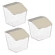 thumbnail image 2 of Contenedor de ajo de pared, elegante y transparente, para cebolla, cocina, 3 unidades, 2 of 12