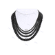 thumbnail image 4 of Collar Cadena Estilo Cubano Unisex Acero Inoxidable Xtellar Negro, 4 of 4