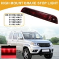 thumbnail image 2 of Unique Bargains Third Brake Stop Light No.5116236AF/5116236AE Car Auxiliary Brake Lamp High Level Brake Light for Jeep Patriot 2007-2017 ABS Red 1 Pcs, 2 of 8