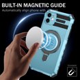thumbnail image 5 of Allytechgroup Militargy Grade Shockproof Case for Apple iPhone 11, Magnetic Cover Compatible with Magsafe & Car Mount Ring Kickstand Bumper Case for Women Men, Lightblue, 5 of 10