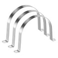 thumbnail image 1 of Uxcell 3-Pack Abrazaderas de Conducto, 5-1/2" Correa de Tubo Rígido de Acero Inoxidable 304 M140 Abrazaderas de Soporte de Tubo para Fontanería, 1 of 7