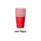 thumbnail image 2 of Bearachild 10 Uds. De vasos de papel de colores, vasos desechables, papeles de juguete, pintura de colores ambientales, zona de arte, pintura artesanal en Mostrada Rojo Bearachild HA071325-01, 2 of 6