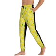 thumbnail image 3 of Kdxio Bright Lemons Pattern Joggers,Sweatpants for Men with Pockets-XX-Large, 3 of 5
