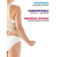 thumbnail image 4 of Neo G Clavicle Brace - Back Support For Posture Correction, Early Kyphosis, Rounded Shoulders, Pain Relief, Muscular Aches, Rehab - Fully Adjustable - Class 1 Medical Device - Small - Tan, 4 of 5