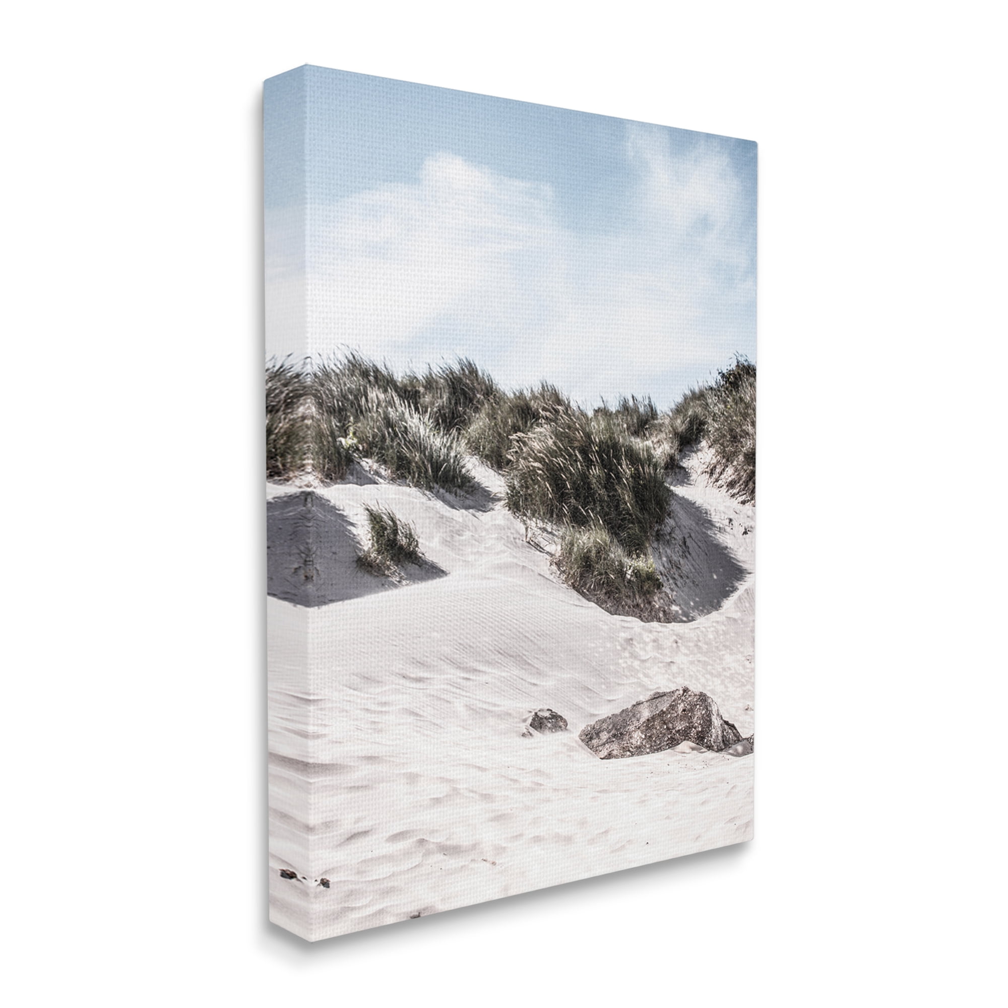 Stupell Industries Summer Sand Dunes Nature Photography Gallery Wrapped Canvas Print Wall Art, 24 x 30