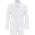 thumbnail image 5 of Boys Suit Slim Fit 5 Piece for Kids Toddler Suit Wedding Outfit for Teenage Boys Formal Tuxedo Set, 5 of 11