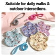 thumbnail image 6 of Shadoumai Adorable Rabbit Harness and Leash Set with Cute Prints, Soft Bunny Vest Harness for Outdoor Walking, Waterproof Rabbit Clothes for Puppy Kitten Ferret Small Animals, 6 of 6