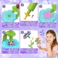thumbnail image 3 of Arts and Crafts Kit for 4 5 6 7 8 9 Kids: DIY Flower Bloom Maker Set with Music Light Base, Vase, Fridge Magnets & Cards – Birthday Gift for Girls and Boys Ages 4-9, 3 of 6