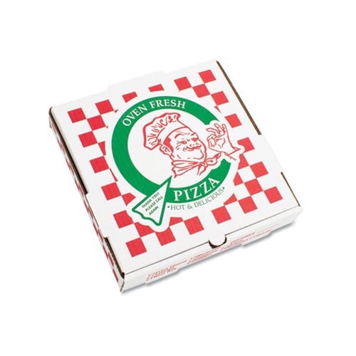 PIZZA Box Corrugated Kraft Pizza Boxes, BFlute, 16" Pizza, 16 x 16 x 2