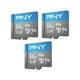 thumbnail image 2 of Tarjeta de memoria PNY Elite de 64 GB, clase 10 U1, V10 A1, microSDXC, paquete de 3, 2 of 9