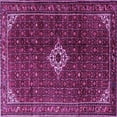 thumbnail image 1 of Ahgly Company Indoor Square Persian Purple Traditional Area Rugs, 4' Square, 1 of 4
