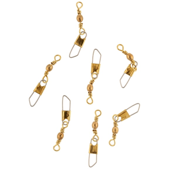 Danielson® 10 Size Barrel Swivels with Safety Snaps 7 piece Pack