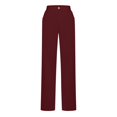 thumbnail image 5 of Women's Pants High Waisted Straight Wide Leg Baggy Pant Womens Pants Casual Comfy Pants Business Pants Holiday Pants for Women, 5 of 7