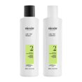 thumbnail image 2 of Nioxin System 2 Shampoo + Conditioner 300ml Duo Holiday Gift Bag, 2 of 2