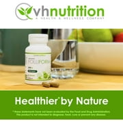 VH Nutrition FOLLIFORM DHT Blocker for Men & Women 1500mg - يدعم نمو الشعر الصحي ، فروة الرأس الصحية ، علاج تساقط الشعر الأقصى للقوة - 60 كبسولة