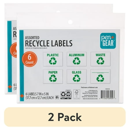 Recycling Labels On Sale At Walmart!