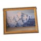 thumbnail image 1 of Pintura al óleo Cat House Art Marco de la casa Cuevas de gatos portátiles con tablero de rascado Casa de juguete de gato interior para pequeñas B, 1 of 8