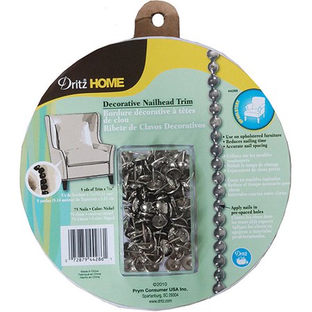Nailhead Trim 5 Yards, Silver