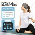 thumbnail image 4 of LAVINCE Jola Bluetooth Sports/Sleep Mask Headband, BT-FAAH GREY, 4 of 8
