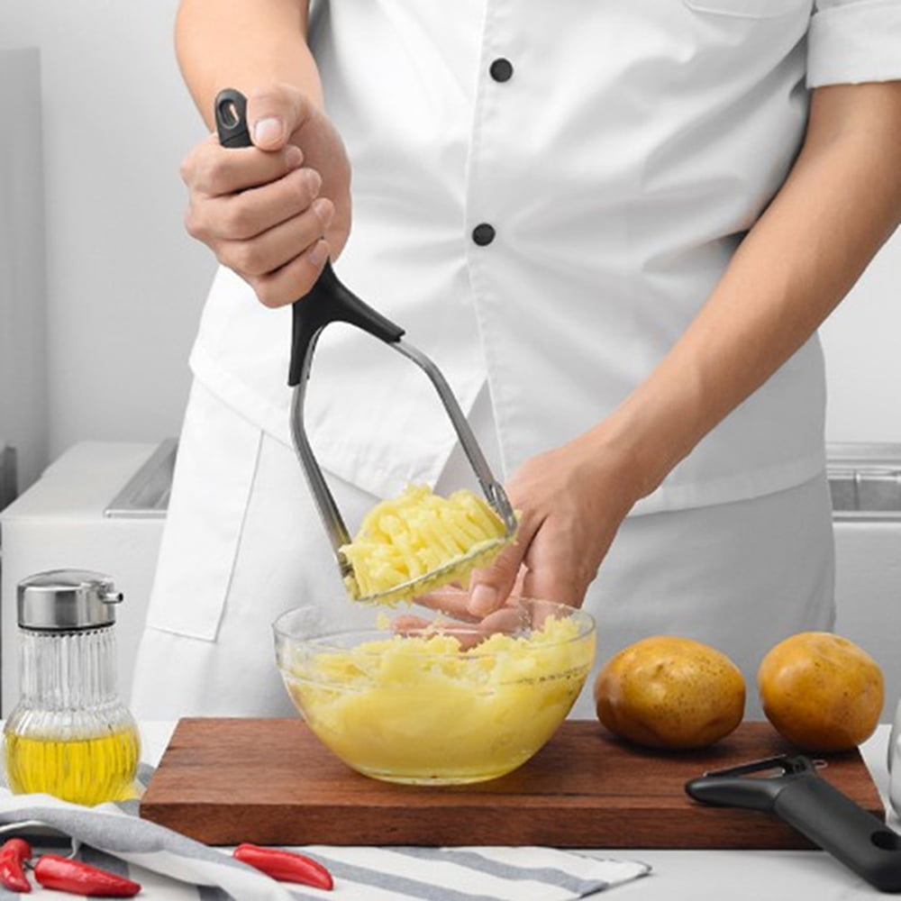  Handheld Potato Fruit Smasher for Kitchen - Food Masher Hand  Tool - Manual Utensil for Mashed Potatoes: Home & Kitchen