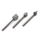 thumbnail image 3 of 10pcs HSS Tungsten Carbide Rotary Cutting Burr Set Grinder Bit 1/8 inch (3mm) Shank Woodworking Carv, 3 of 5