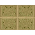 thumbnail image 1 of Ahgly Company Machine Washable Indoor Rectangle Transitional Oak Brown Area Rugs, 5' x 7', 1 of 7