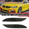 thumbnail image 2 of Front Bumper Side Splitter Canards Lip Spoiler for BMW F80 M3 F82 F83, 2 of 5