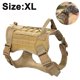 thumbnail image 2 of Arnés táctico para perros sin tensión, arnés militar reflectante para perros con asas, chaleco para perros de servicio para entrenamiento MFZFUKR CPB-US-ZMR09-6, 2 of 5
